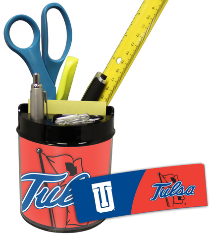 Tulsa Golden Hurricane Small Desk Caddy