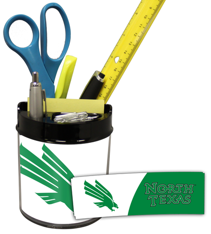 North Texas Mean Green Small Desk Caddy