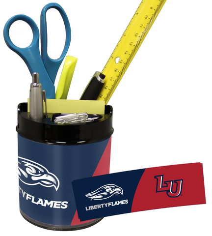 Liberty Flames Mini Football Helmet Desk Caddy