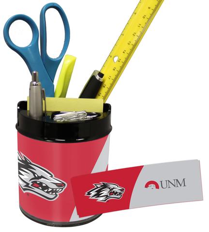 New Mexico Lobos Small Desk Caddy