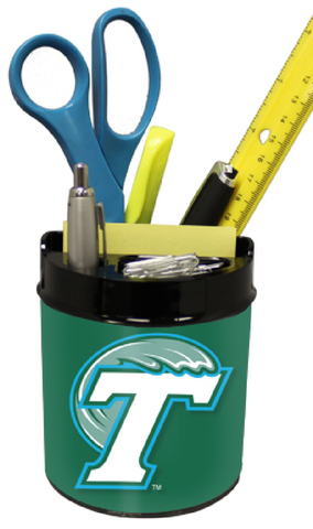 Tulane Green Wave Small Desk Caddy