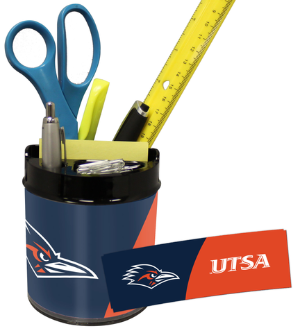 UTSA Roadrunners Mini Football Helmet Desk Caddy