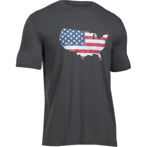 UA Freedom Flag Map Tee