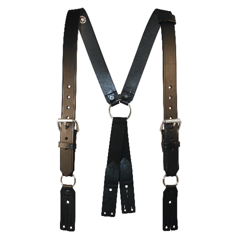 BOSTON - FIREMAN'S LEATHER SUSPENDERS