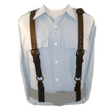 POLICEMAN LEATHER SUSPENDERS B