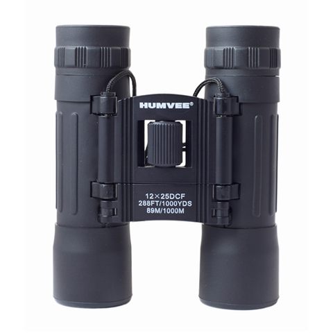 Humvee 12x25 Compact Binocular - Black