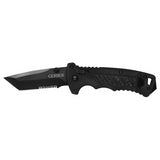 DMF - TANTO, SERRATED - CLAM