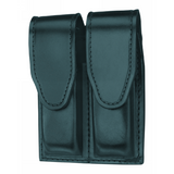 GOULD AND GOODRICH -LEATHER HIDDEN SNAP DOUBLE MAGAZINE CASE