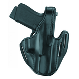 GOULD AND GOODRICH -LEATHER 3 SLOT PANCAKE HOLSTER