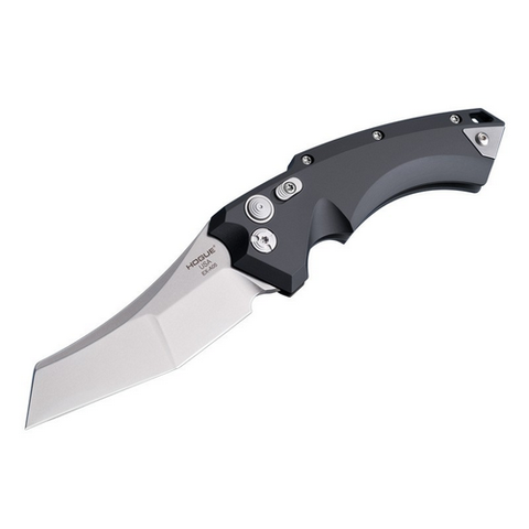 EX-A05 4" Folder CPM154 Wharncliffe Blade Tumbled Finish - Black Aluminum Frame (A)