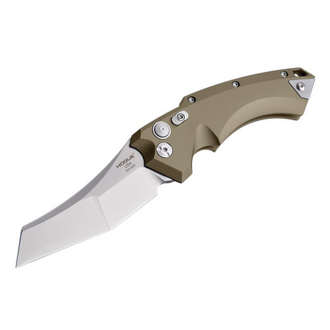 EX-A05 4" Folder CPM154 Wharncliffe Blade Tumbled Finish - Flat Dark Earth Aluminum Frame (A)