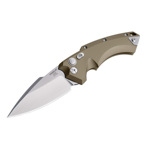 EX-A05 4" Folder CPM154 Spear Point Blade Tumbled Finish - Flat Dark Earth Aluminum Frame (A)