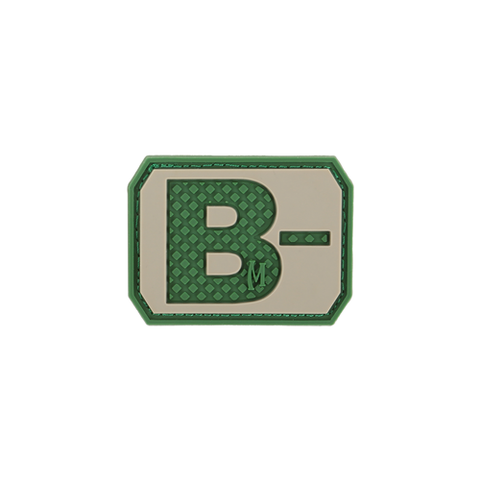 B- NEG Blood Type Patch