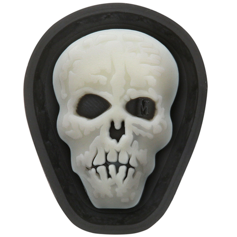 Hi Relief Skull Micropatch 0.7" x 0.88" (Glow)