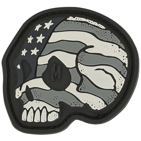 Stars and Stripes Skull 1.6" x 1.5" (SWAT)