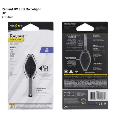 Radiant® Microlight - Black-UV LED