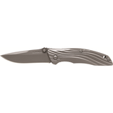 Schrade Frame Lock Folding Knife Drop Point Blade Titanium Handle