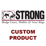 Strong Leather Company - Side Open Badge Case with Credit Card Slots