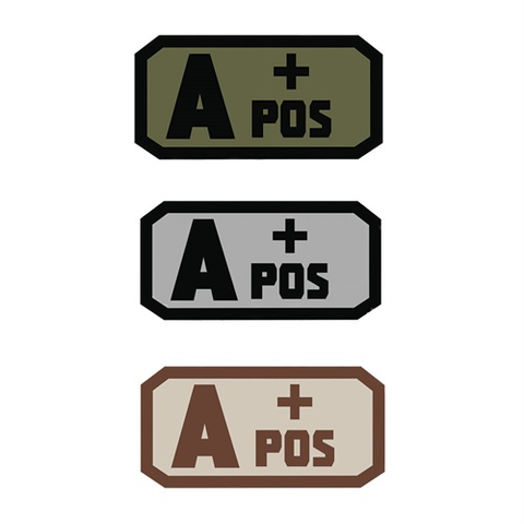 Blood Type Rubber Patch