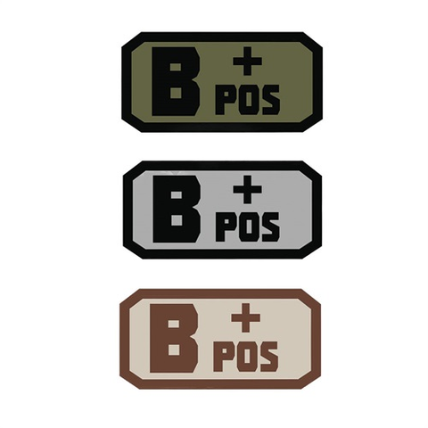 Blood Type Rubber Patch