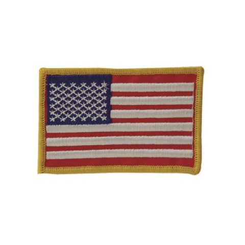 Embroidered USA Military Flag Patches