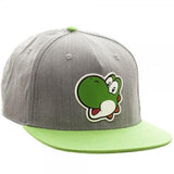 Nintnedo Yoshi Rubber Sonic Weld Gray/Green Snapback