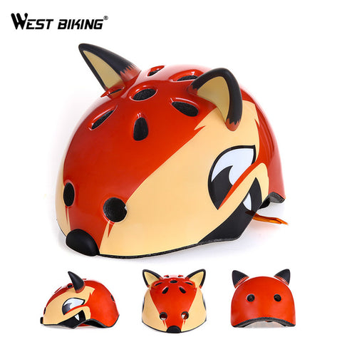 WEST BIKING 2017 Children Cycling Helmet Bike Bicycle Helmet Cartoon Head Protection Cascos Ciclismo Casque Velo MTB Bike Helmet