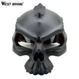 WEST BIKING Cycling Helmet Skull Motorcycle Helmet Harley Open Face Retro Motorbike Casco Capacete Ciclismo Bike Bicycle Helmets