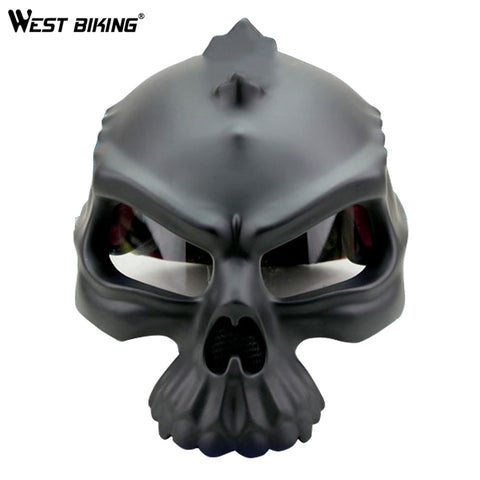 WEST BIKING Cycling Helmet Skull Motorcycle Helmet Harley Open Face Retro Motorbike Casco Capacete Ciclismo Bike Bicycle Helmets