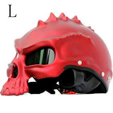 WEST BIKING Cycling Helmet Skull Motorcycle Helmet Harley Open Face Retro Motorbike Casco Capacete Ciclismo Bike Bicycle Helmets