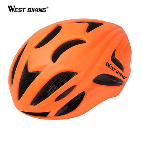 WEST BIKING Road Bike Tail Ultralight Integrally-molded Helmet Women Men Bicycle Riding Bicycle EPS Breathable Cycling Helmets