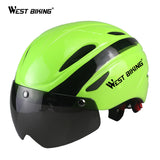 WEST BIKING Bicycle Helmet Bicicleta Mountain Riding Helmet Integrally Molded Bike Helmet Cycling EPS Breathable Bicycle Helmets