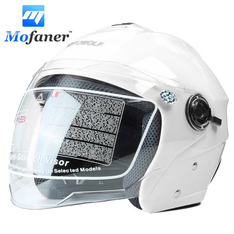 Mofaner Full Face Motorcycle Helmet Open Face Scooter Motorcross Visors Helmet 4 Color Racing Helmet Motocicleta Capacetes