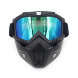 Newest Detachable Face Mask Goggles Riding Protective Helmet Motocross Bike Cross Country Flexible Helmet Face Mask Goggles Hot