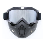 Newest Detachable Face Mask Goggles Riding Protective Helmet Motocross Bike Cross Country Flexible Helmet Face Mask Goggles Hot