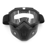 Newest Detachable Face Mask Goggles Riding Protective Helmet Motocross Bike Cross Country Flexible Helmet Face Mask Goggles Hot