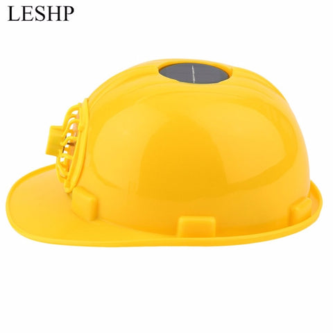 Classic Solar energy Safety Helmet Hard Ventilate Hat Cap Cooling Cool Fan Delightful Cheap And New Hot Selling