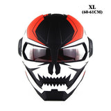 WEST BIKING Bicycle Full-face Helmet Cool Motorcycle Helmet Adjustable Size Retro Style Riding Cycling Personalized Helmet