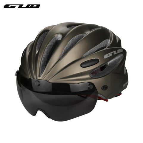 GUB K80 Cycling Bicycle Helmet Outdoor Multifunctional Riding Ultralight Helmets Glasses Mountain Bike Helmet Protective Goggles