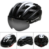 West Biking Bicycle Helmet Sunglasses Cycling Glasses Lens Integrally Molded Men Women 57~62CM Mountain Road Cycling Bike Helmet